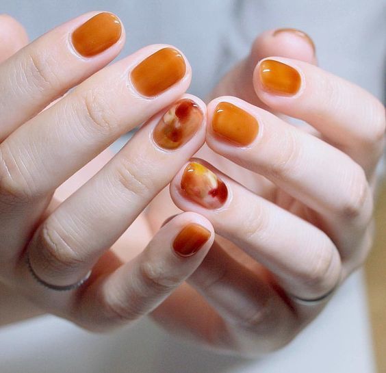 14 Ideas para llevar los colores del otoño en tus uñas