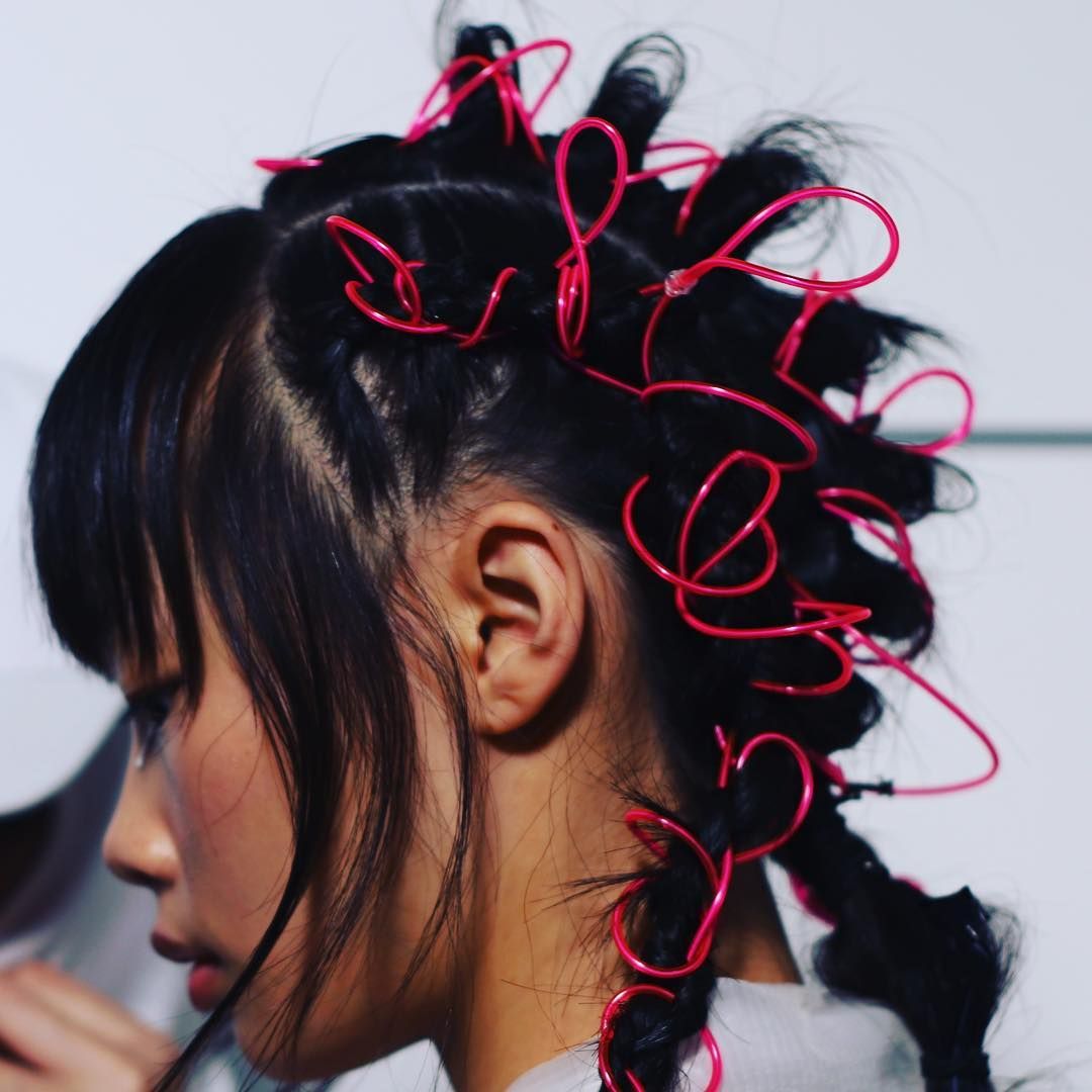 This season we’re revisiting our childhood hairstyles with Troll dolls and neon hair ties