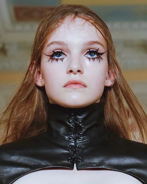 Isamaya Ffrench on Instagram: “Spider legs for @oliviertheyskens . . Hair by @…