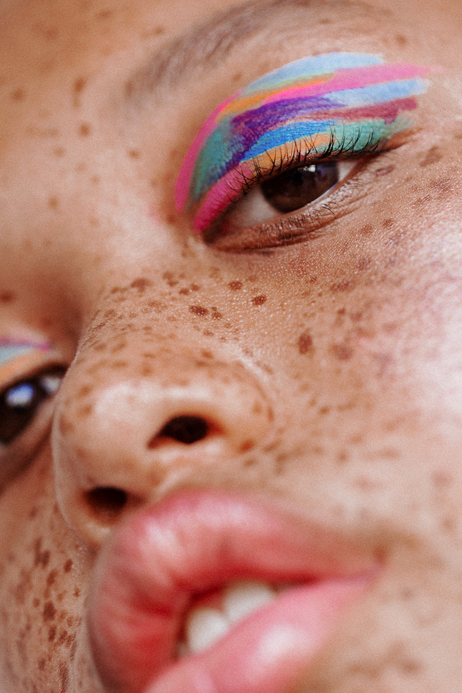 Rainbow Eye Makeup